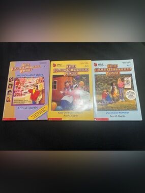 Lot of 3 TRUE FIRST PRINTING Vintage The Baby-Sitters Club Paperbacks
